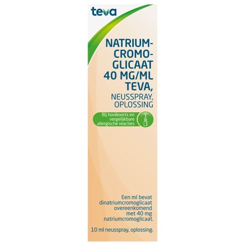 Teva Natriumcromoglicaat Spray 40 mg- ml Neusspray  10 Ml