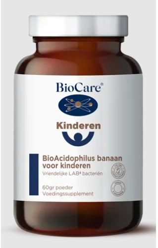 BioCare Kinderen BioAcidophilus Banaan (2 miljard)