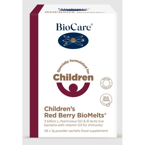 28 sachets BioCare Kinderen Rode Bes BioMelts