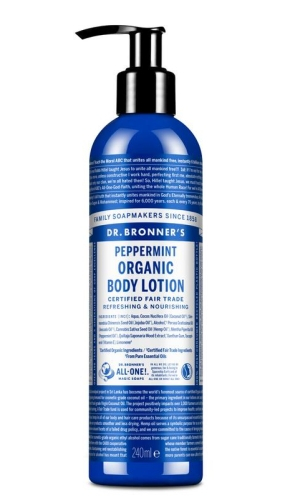 Dr. Bronner's Bodylotion Pepermunt 240 Ml