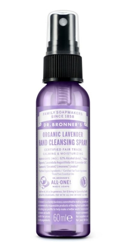 Dr. Bronner's Hand Hygiëne Spray Lavender 60 ml
