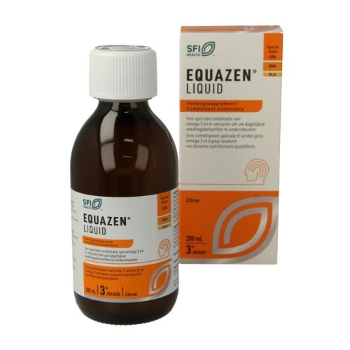200 Ml Equazen  Liquid Natuurlijke Omega-3 & -6 Vetzuren