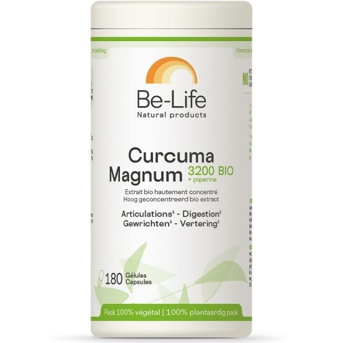 Be-Life Curcuma Magnum 3200 + Piperine Biologisch
