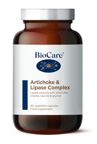 90 capsules BioCare Artisjok & Lipase
