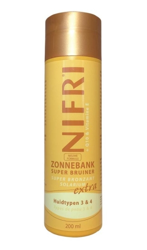 200 ml Nifri Zonnebank Superbruiner Huidtype 3 & 4