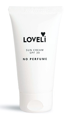 Loveli Sun Cream SPF30 No. Perfume Travel Size 50 Ml