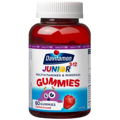 Davitamon Junior 3-12 Gummies Multivitamines & Mineraal
