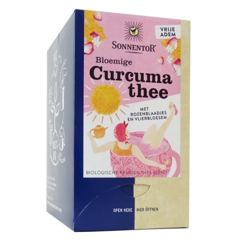  Sonnentor Bloemige Kurkuma Thee Biologsch