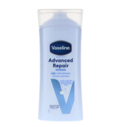 200 Ml Vaseline Advanced Repair Lotion Fragrance Free