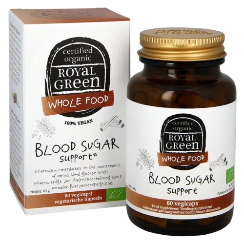 60 Kapseln Royal Green Blood Sugar Support Biologisch