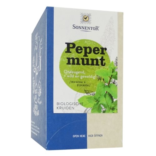 Sonnentor Pepermunt Thee Biologisch 18 Tüte