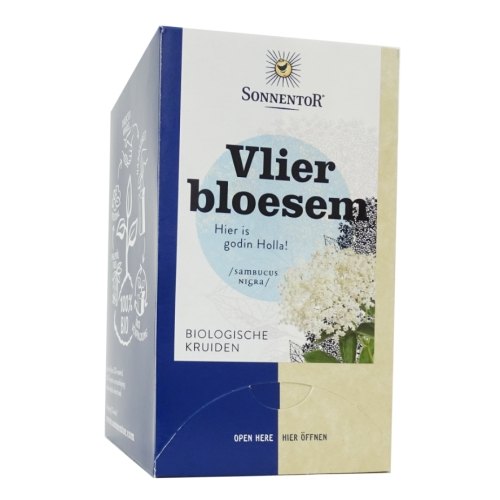 Sonnentor Vlierbloesem Thee Biologisch 18 Tüte