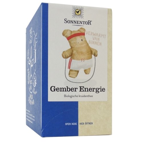 Sonnentor Gember Energie Thee Biologisch 18 Tüte
