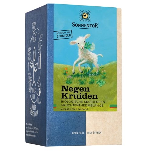 Sonnentor Negen Kruiden & Vruchten Melange Thee Biologisch 18 Tüte