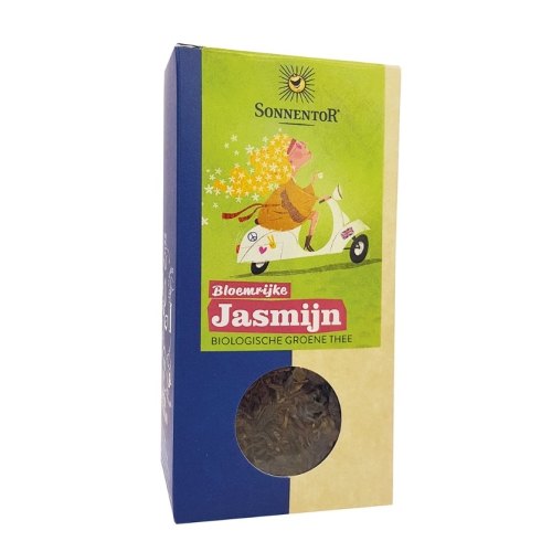 100 gram Sonnentor Bloemrijke Jasmijn Groene Thee Los Biologisch