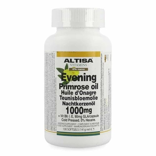 100 softgels Altisa Teunisbloem Olie 1000mg