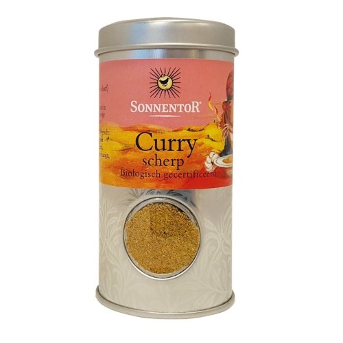 45 Gramm Sonnentor Curry Scherp in Metalen Strooibusje Biologisch