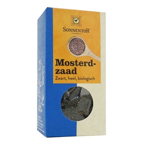 80 gram Sonnentor Zwart Mosterdzaad Biologisch