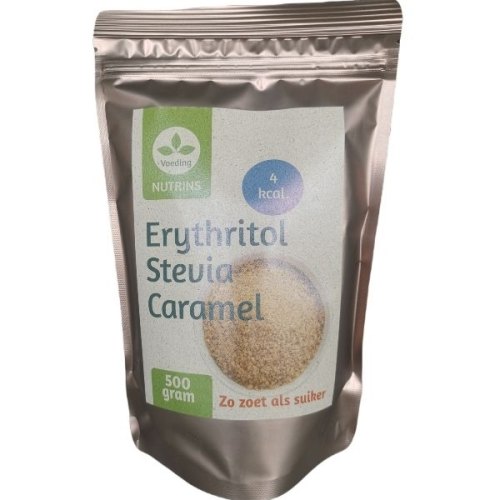 500 Gramm Nutrins Erythritol Stevia Caramel