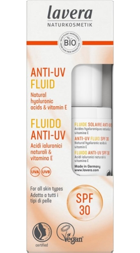 30 Ml Lavera Anti UV Fluid SPF 30 Biologisch