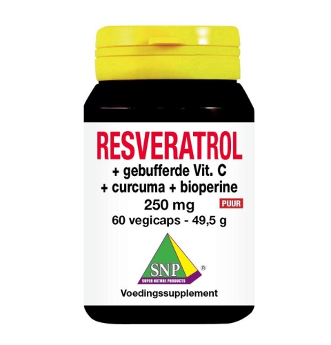 SNP Resveratrol Curcuma Gebufferd Vitamine C Bioperine Puur