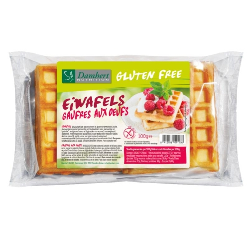 100 Gramm Damhert Glutenvrij Eiwafels