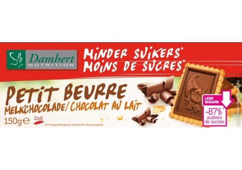  Damhert Minder Suikers Petit Beurre Melkchocolade