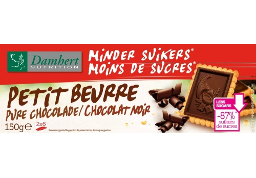  Damhert Minder Suikers Petit Beurre Pure Chocolade