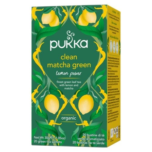 Pukka Clean Matcha Green Thee Biologisch 20 Tüte