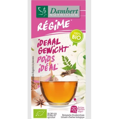 20 bags Damhert Regime Ideaal Gewicht Thee Biologisch
