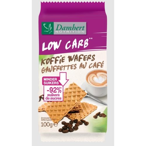 100 gram Damhert Low Carb Koffie Wafers