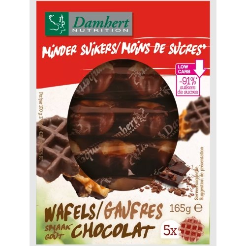  Damhert Minder Suikers Wafels met Chocoladesmaak
