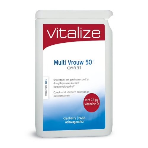 120 tabletten Vitalize Multi Vrouw 50+ Compleet