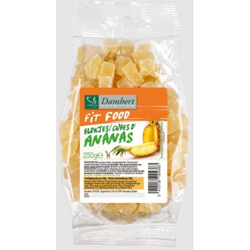 250 Gramm Damhert Fit Food Ananasblokjes