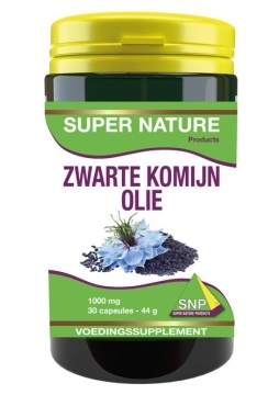 30 softgels SNP Zwarte Komijn Olie 1000 mg