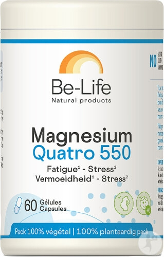 60 capsules Be-Life Magnesium Quatro 550