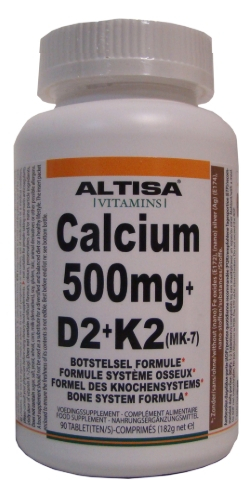 Altisa Calcium 500 mg + D2 + K2