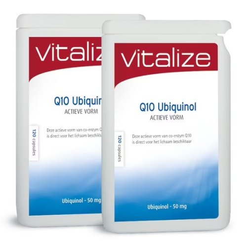 240 Kapseln Vitalize Q10 Ubiquinol 50 mg Actieve Vorm