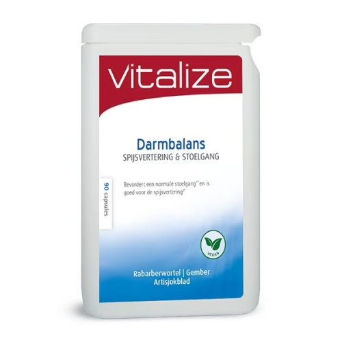 90 capsules Vitalize Darmbalans Spijsvertering & Stoelgang
