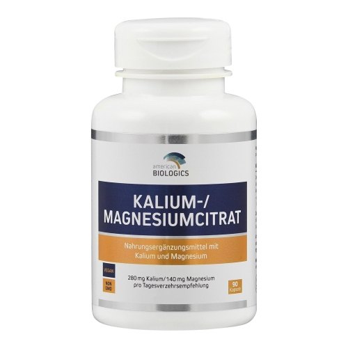 90 capsules American Biologics Kalium-/Magnesiumcitraat