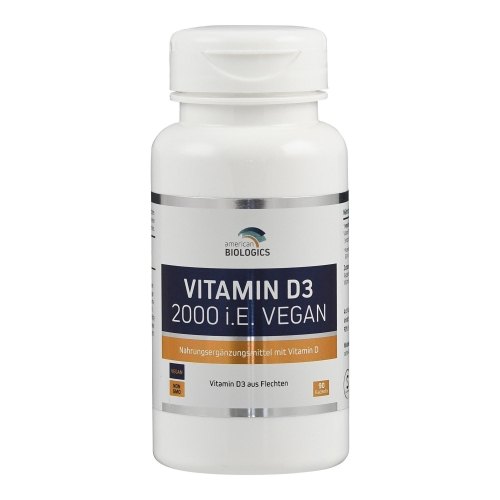 American Biologics Vitamine D3 2000 IE Vegan