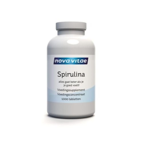 1000 tabletten Nova Vitae Spirulina 400 mg