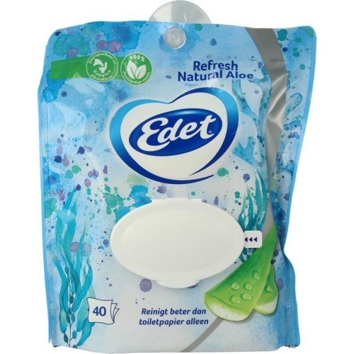 Edet Vochtig Toiletpapier Hygiene & Mild Aloe Vera 40 pieces