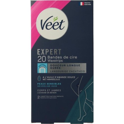 Veet Expert Koude Waxstrips Benen Sensitive 20 Stücke