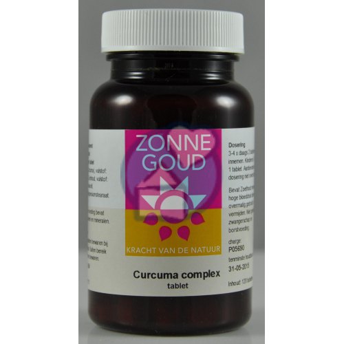 120 Tabletten Zonnegoud Curcuma Complex