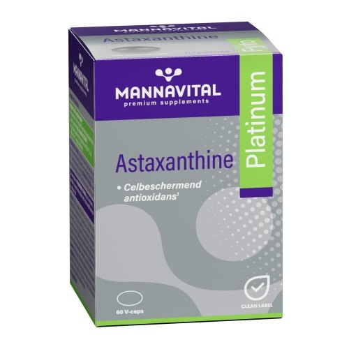 Mannavital Astaxanthine 4mg Platinum 60 capsules