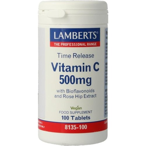 100 tabletten Lamberts Vitamin C 500 mg Time Release with Bioflavonoids