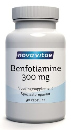 90 capsules Nova Vitae Benfotiamine 300 mg