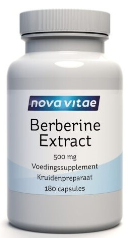 180 capsules Nova Vitae Berberine Extract 500 mg