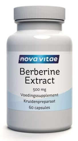 60 capsules Nova Vitae Berberine Extract 500 mg